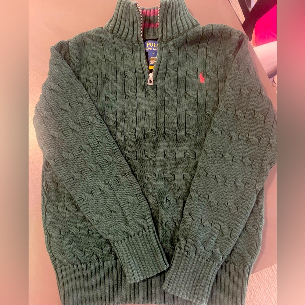 Boys polo sweater